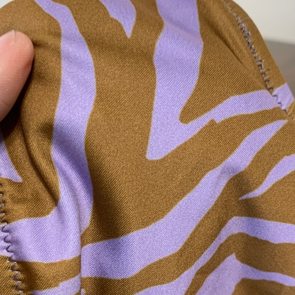 Gottex- purple and brown animal print Bikini Bottom - Picture 6 of 6